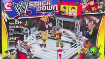 WWE FIGURE INSIDER: WWE Stack Down Ring w/ John Cena, The Miz & Referee Toy Wrestling Figu