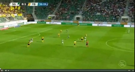 Marco Aratore Goal - Sankt Gallen vs Young Boys 1-1 27.08.2017 (HD)
