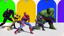 Aprender colores superhéroe hombre araña colores equitación vaca dibujos animados vídeos para Niños niños pequeños biberón