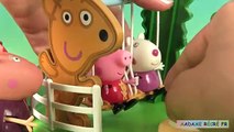 Et porc théâtre vent osciller peppa figurines culbuto aire de jeux weebles