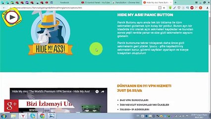 Panic Button Eklenti _ Tarayıcı Şifreleme _ Brauser Kilitlemek