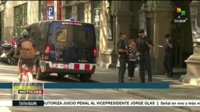 Barcelona: realizan manifestaciones para condenar el terrorismo