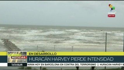 Huracán Harvey se degrada a tormenta tropical