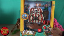 Piratas un enorme barco pirata de desempaquetar los juguetes