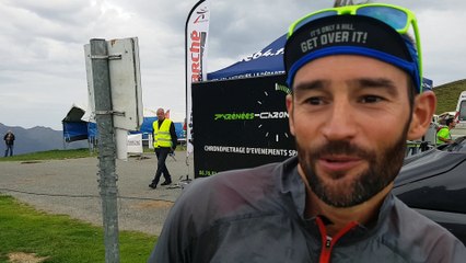 Yann Mondot, vainqueur du trail de l'Aubisque