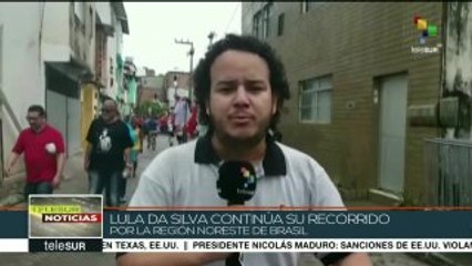 Brasil: habitantes de Recife manifiestan su apoyo a Lula