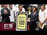 Peña Nieto felicita en Los Pinos al club América por su título de Concacaf/ Atalo Mata