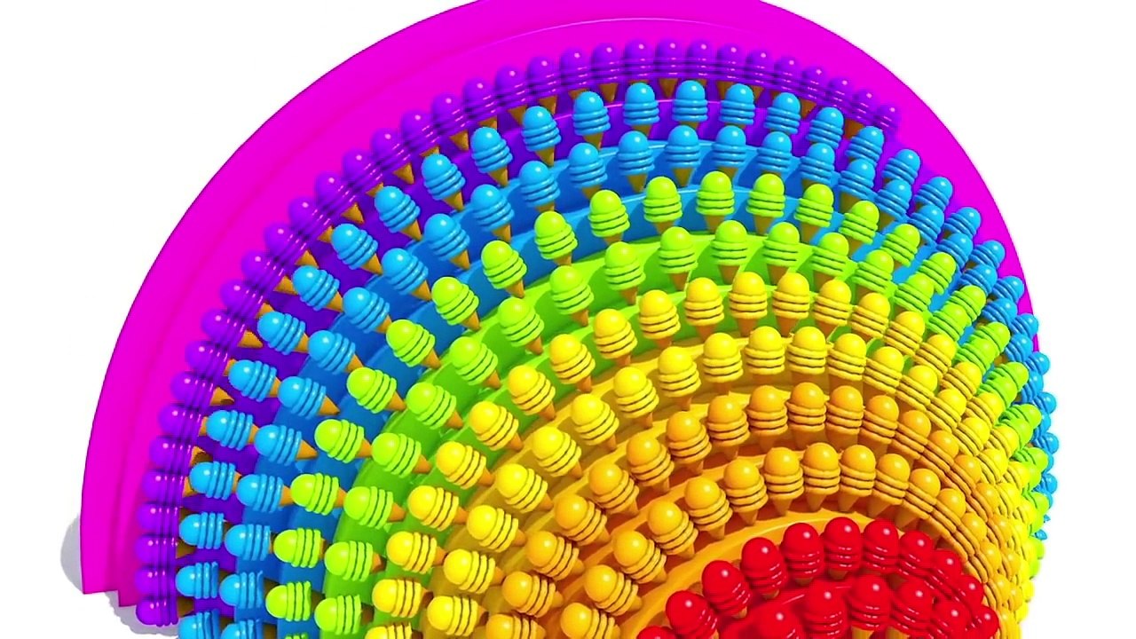 Цвета крем лед обучение пирамида квадрат с 3D