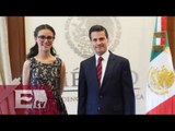 EPN recibe a mexicana ganadora de Olimpiada de Matemáticas / Yuriria Sierra