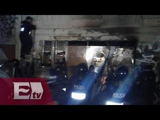 Batalla campal en colonia Juárez por desalojo de predio/ Vianey Esquinca