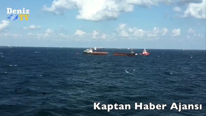 بالفيديو.. لحظة مذهلة لانشطار سفينة إلى جزأين في تركيا