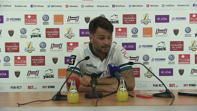 Conférence de presse d'après-match Toulon/Pau : Charly Malié