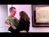 Soldier Home From Deployment Surprises His Wife