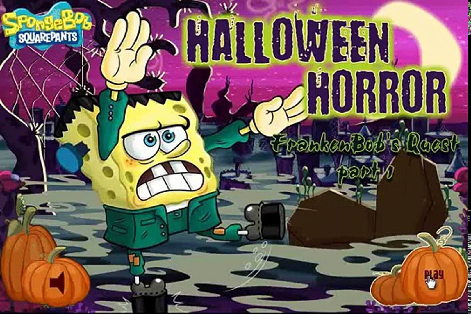 Juego De Bob Esponja De Halloween Dailymotion Video