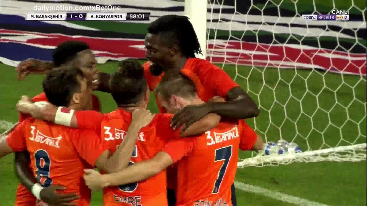 Edin Visca Goal HD - Basaksehir 1 - 0 Konyaspor - 27.08.2017 (Full Replay)