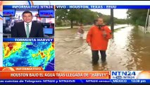 Emergencia en Houston: se presentan fuertes inundaciones tras paso de la tormenta ‘Harvey’
