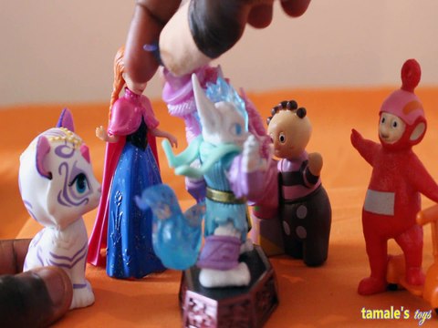 HARD BOILED FLARE WOLF SAVES PO & TOMBLIBOO PRINCESS ANNA , SKYLANDERS, IMAGINATORS , TELETUBBIES , IN THE NIGHT GARDEN,