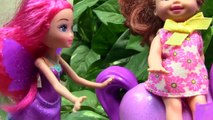 Château Fée gelé parodie partie Pégase jouer poney Princesse tout petit Barbie anna elsa 8