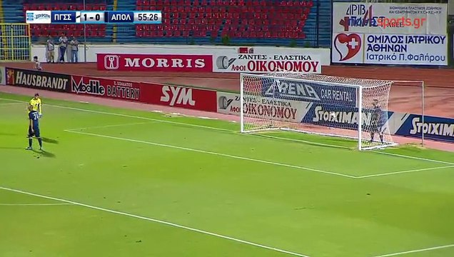 2-0 Lazaros Lambrou Goal - Panionios 2-0 Apollon - 27.08.2017