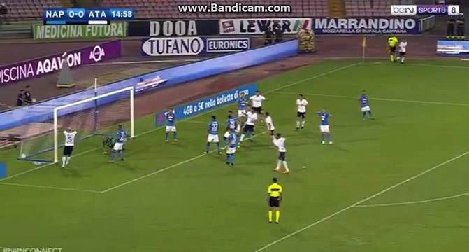 Bryan Cristante Goal HD - Napoli 0-1 Atalanta Bergamo 27.08.2017