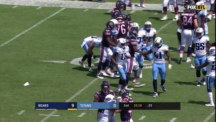 Adoree' Jackson swarmed by defenders on 10-yard punt return