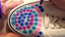 DIY Sharpie Tie Dye Shoes // Rainbow Sneakers How To