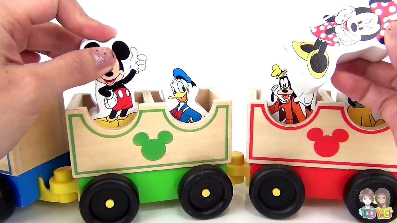 MICKEY MOUSE Disney Mickey Mouse Clubhouse Train Track Mickey Mouse Video Toys Unboxing
