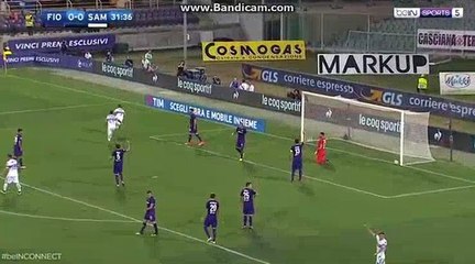 Gianluca Caprari Goal HD - Fiorentina 0-1 Sampdoria 27.08.2017