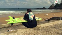 Surfing: Biarritz Cote des Basques - New-York ESTV