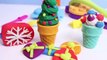 Crème de la glace jouer pâte à modeler sucettes glacées écopes saison friandises Noël Doh playdough n playset