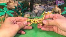8 SCARY REPTILE ANIMALS 3D Puzzle Surprise Toy - Alligator vs Boa Gecko Chameleon