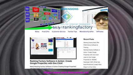 Ranking Factory Software in Action: Create Google Properties with One Click!