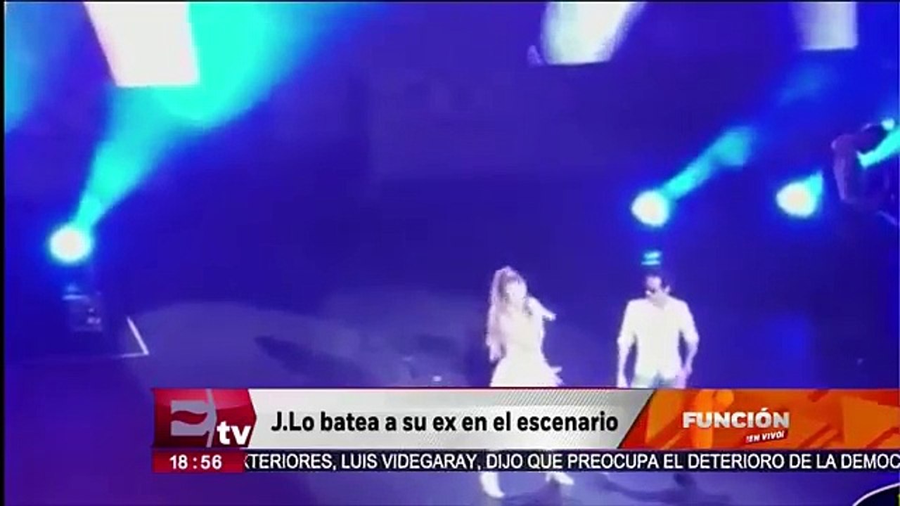 Marc Anthony intentó besar a JLo y ella lo rechazó!