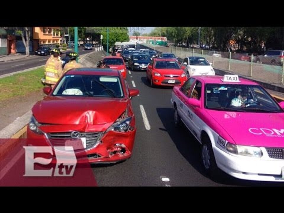 Múltiples accidentes viales y un muerto en la CDMX/ Yuriria Sierra