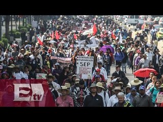 CNTE se planta nuevamente sobre Bucareli / Yazmín Jalil