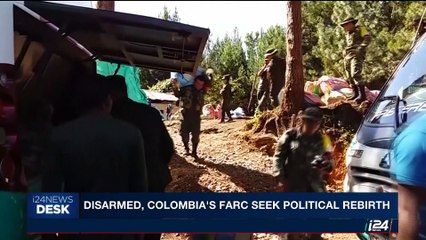 i24NEWS DESK | Disarmed, Colombia's Farc seek political rebirth | Sunday, August 27th 2017