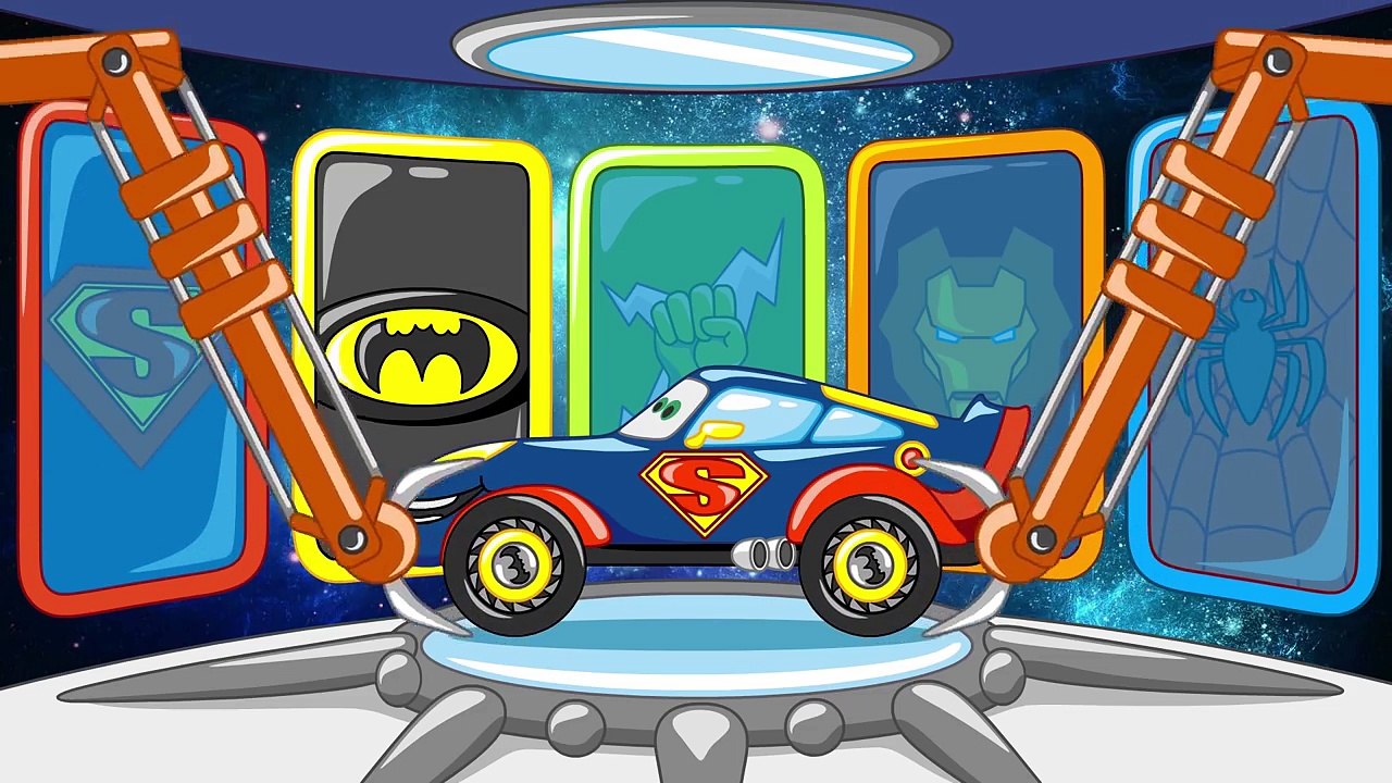 Batman Truck vs Iron Man Truck | Scary Superhero Monster Truck For Children | Big Truck Fo