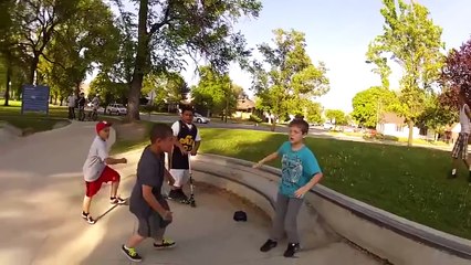 skatepark fight filmed by me