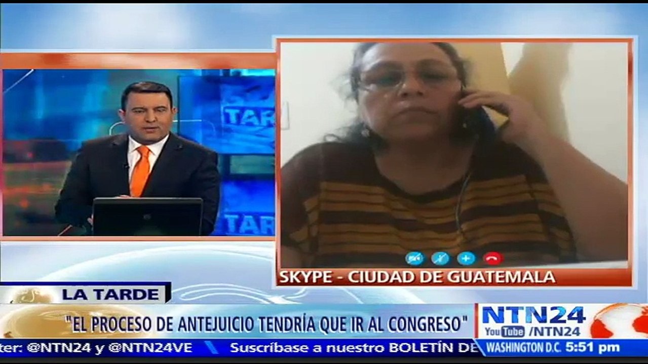 El proceso de antejuicio contra el presidente Jimmy Morales está todavía en la Corte Suprema de Justicia: diputada guatemalteca Sandra Morán