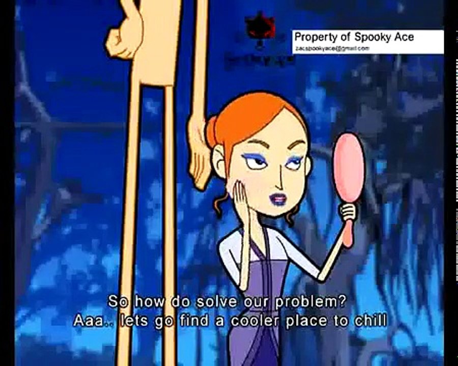 Asie dessin animé régulier fantôme de dessin animé danimation