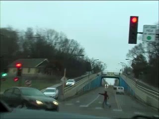 Some Weird Dancing Guy Crossing the Street