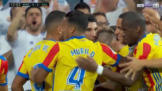 اهداف مباراة ريال مدريد وفالنسيا 2-2 {شاشة كاملة} تعليق حفيظ دراجي 28-8-2017 HD