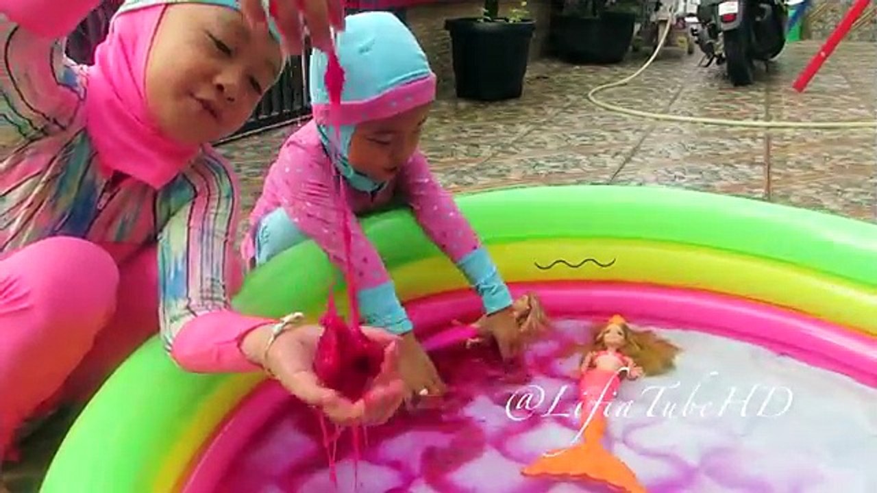 Giant Surprise Toys ❤ SLIME BATH Gooey Pool With Slime Baff + Baby Alive Dolls & Blind Bag