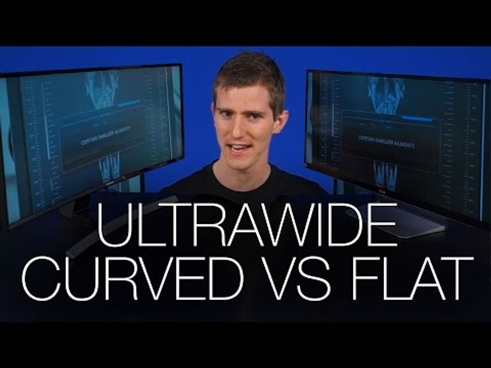 Curved vs Flat Monitors ft Samsung S34E790C + LG 34UM95