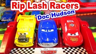 Disney Pixar Cars Unboxing RipLash Racers Doc Hudson and Lightning McQueen