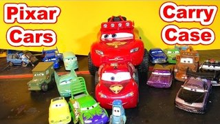 Pixar Cars Carry Case with Off Road Lightning McQueen and RC McQueen