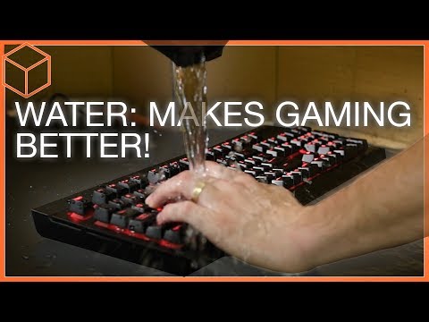 COMPLETELY Spill-proof! – Corsair K68 Mechanical Keyboard