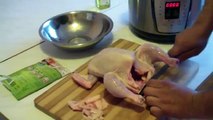 En cómo cocinar un delicioso pollo con patatas multivarka Yum