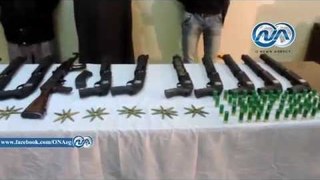 ضبط 14 سلاح ناري بحوزة خلية ارهابية بكفر الشيخ