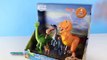 The Good Dinosaur NEW Toys Review with a Dinosaur Hunt Featuring Apatosaurus Arlo and Cave